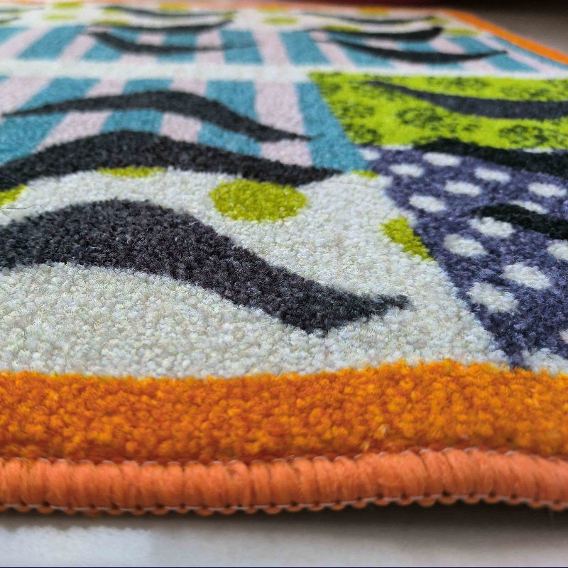 Bird On Vine Flannel Door Mat by Liz Gamberg Studio from US