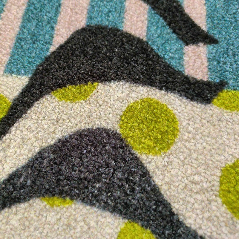 Bird On Vine Flannel Door Mat by Liz Gamberg Studio from US