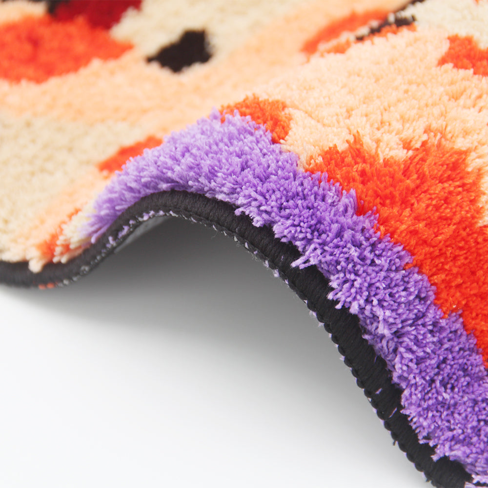 Bird On Vine Tufted Bathmat by Liz Gamberg Studio from US