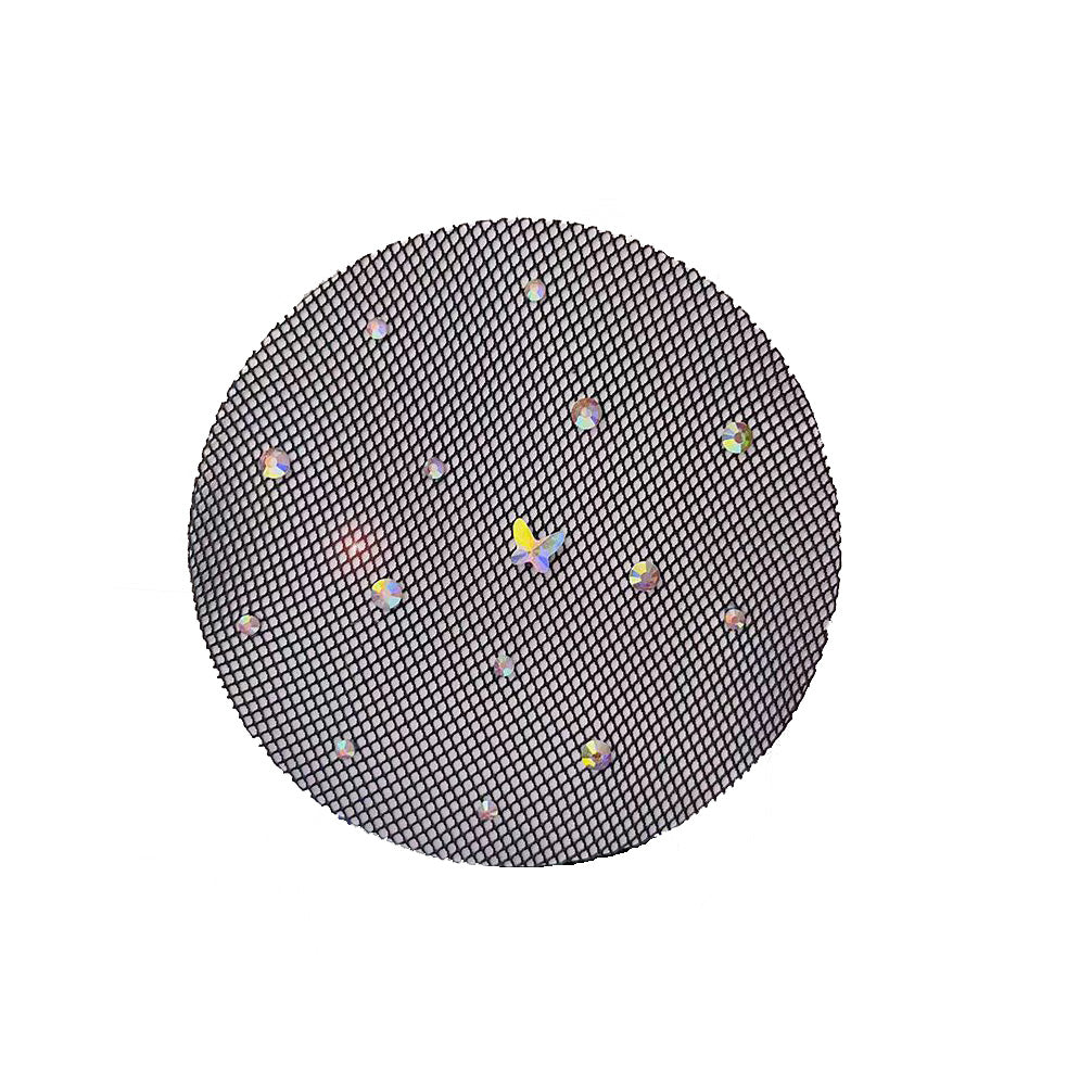 Guantes de patinaje artístico personalizados con copos de nieve en dos tonos, con protección acolchada en la palma, color y tamaño a pedido.