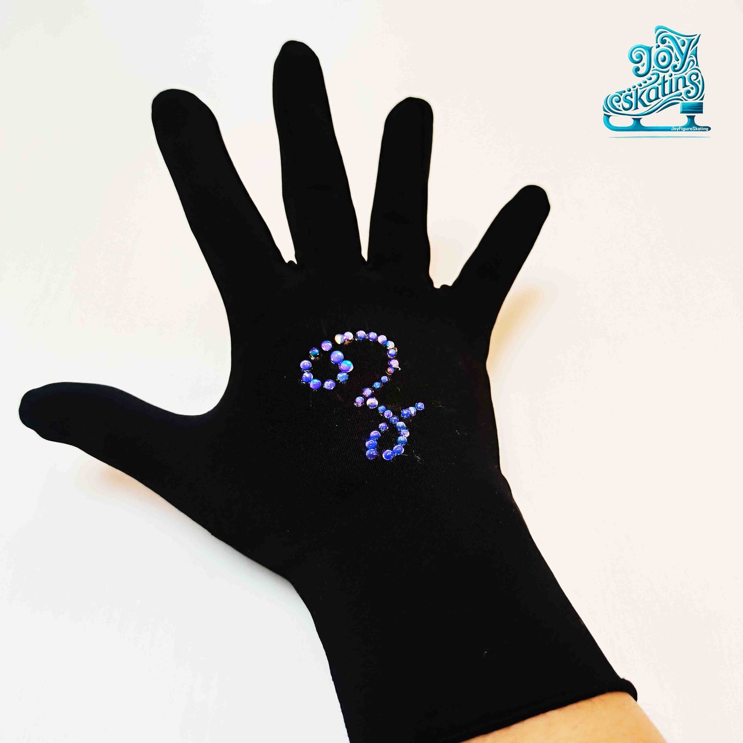 Custom Solid Color Figure Skating Gloves: Thickened Stretch Fleece without Padded Palm