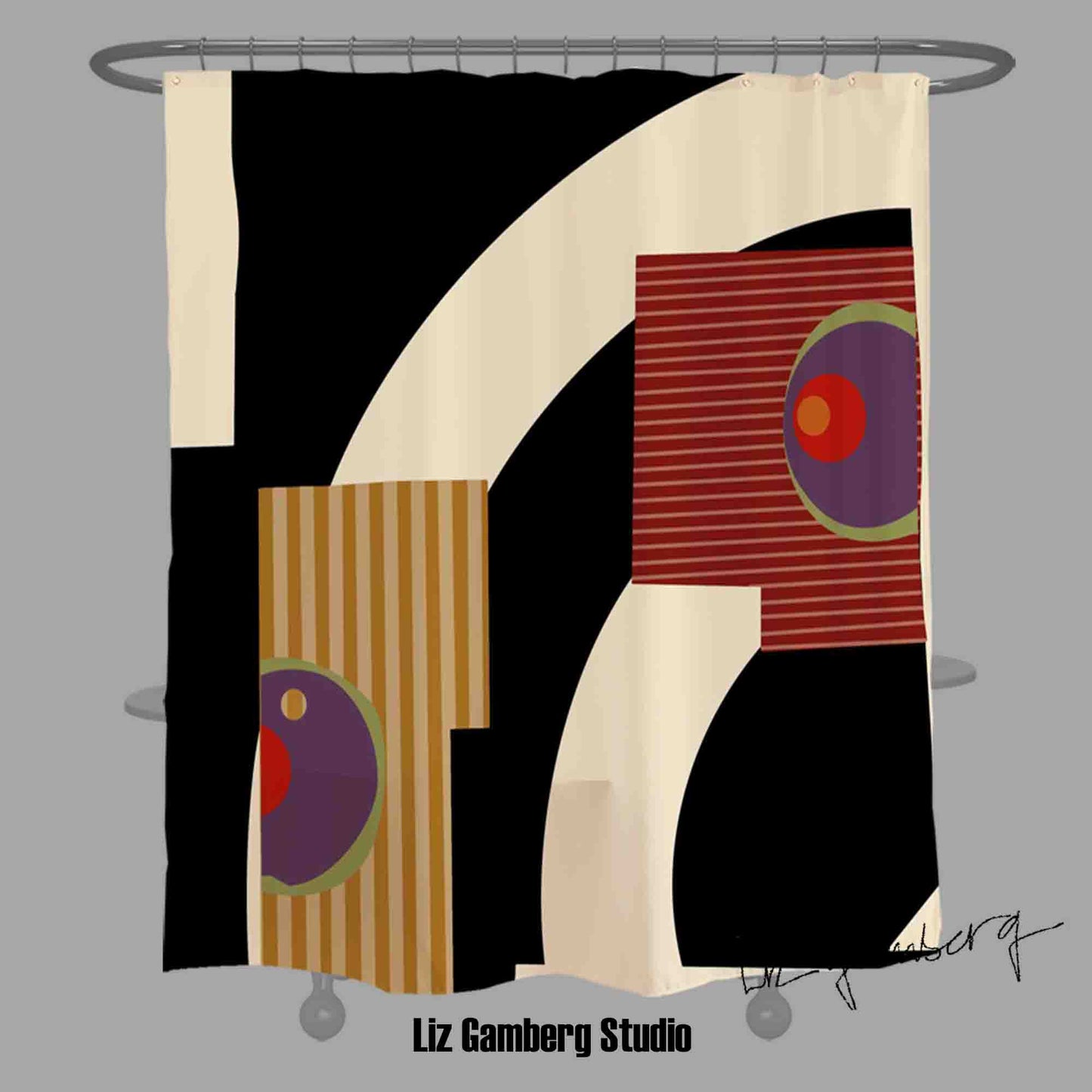 Day+11 sm Shower Curtain by Liz Gamberg Studio from US