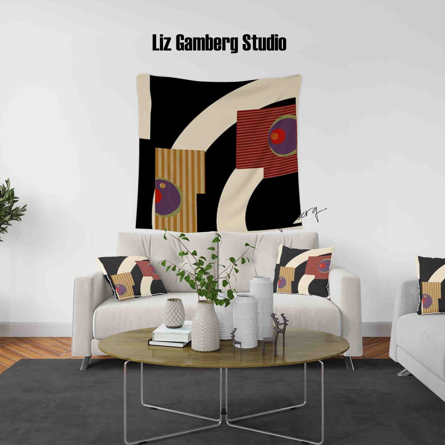 Day+11 sm Tapestry by Liz Gamberg Studio from US
