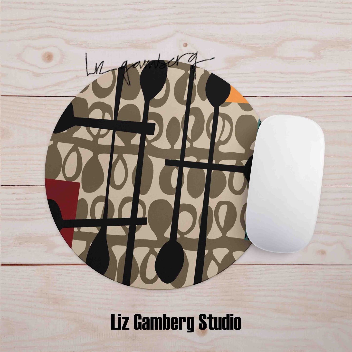 Day+15 sm Mouse Pad by Liz Gamberg Studio from US