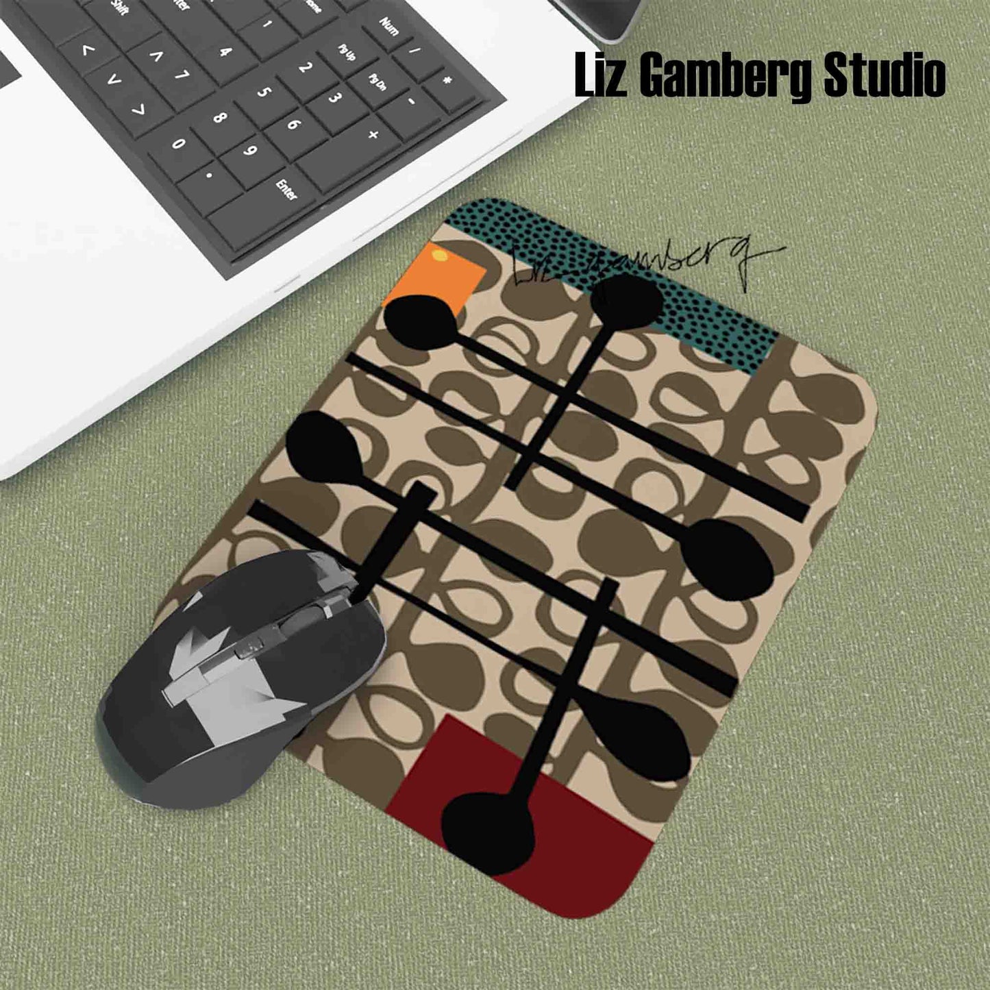 Day+15 sm Mouse Pad by Liz Gamberg Studio from US