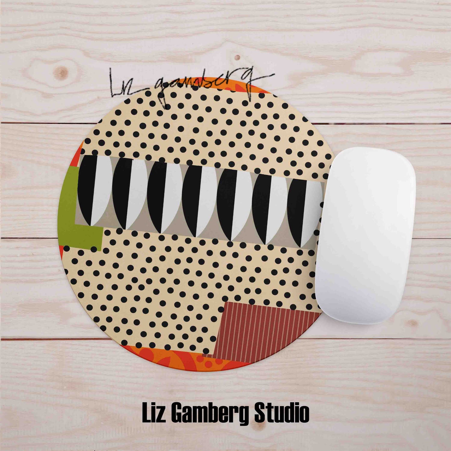 Day+18 sm Mouse Pad by Liz Gamberg Studio from US
