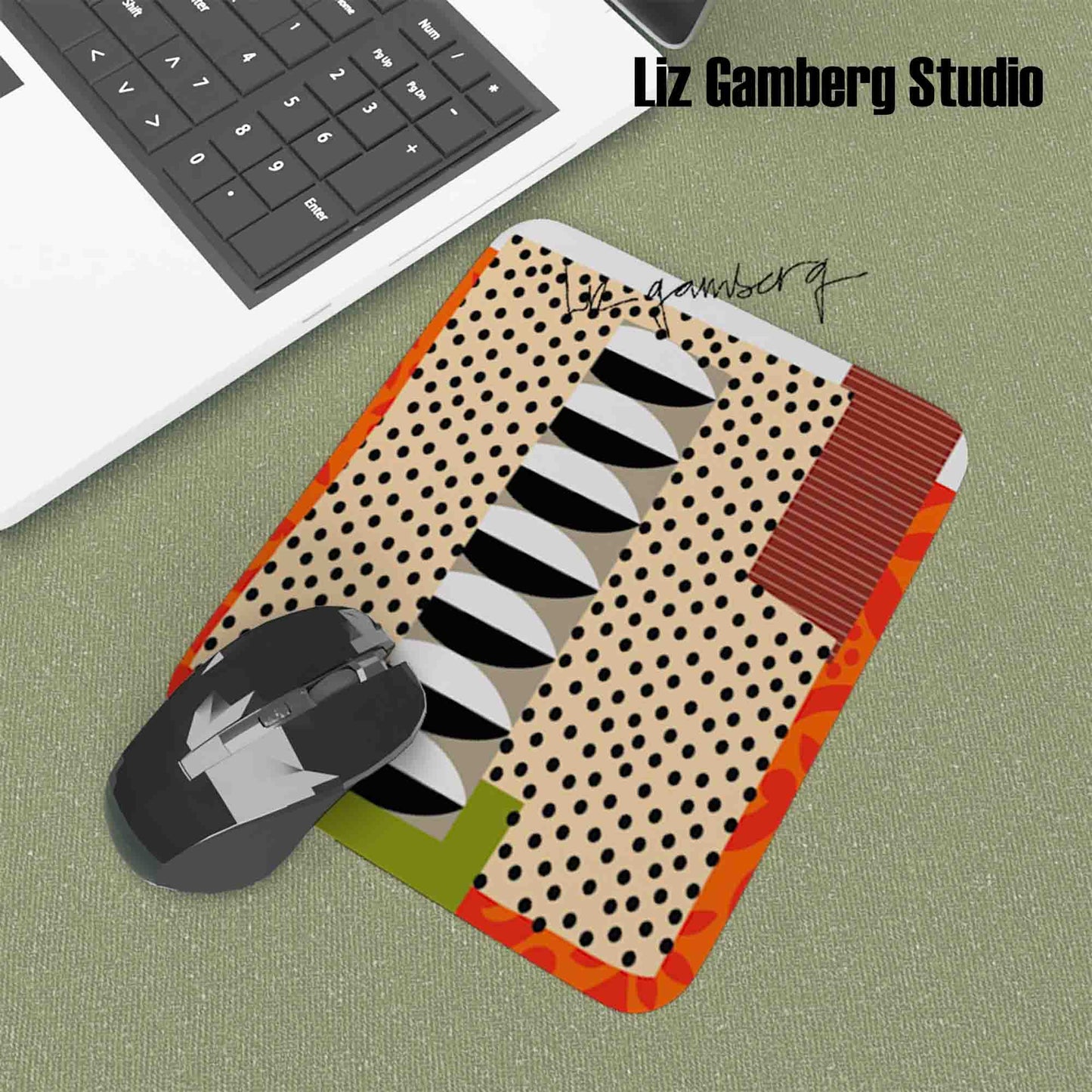 Day+18 sm Mouse Pad by Liz Gamberg Studio from US