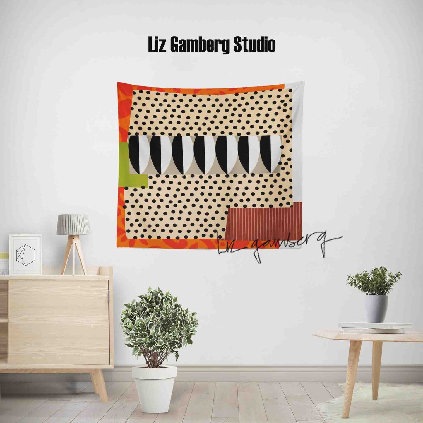 Day+18 sm Tapestry by Liz Gamberg Studio from US