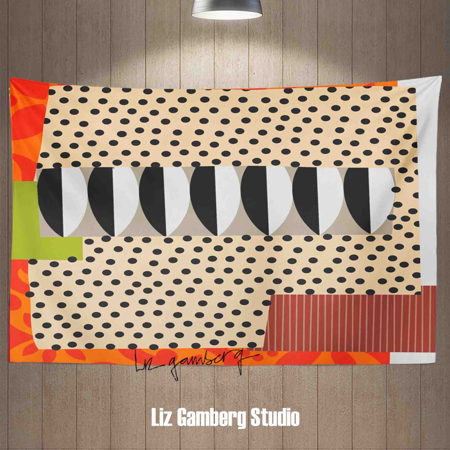 Day+18 sm Tapestry by Liz Gamberg Studio from US