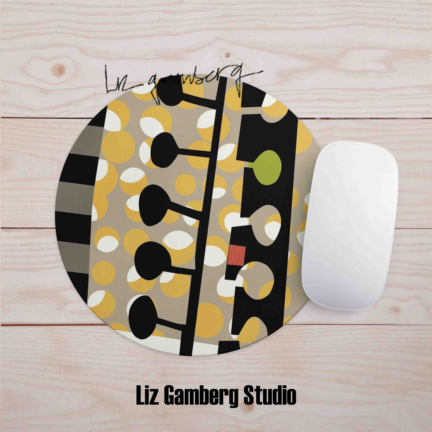 Day+19 sm Mouse Pad by Liz Gamberg Studio from US