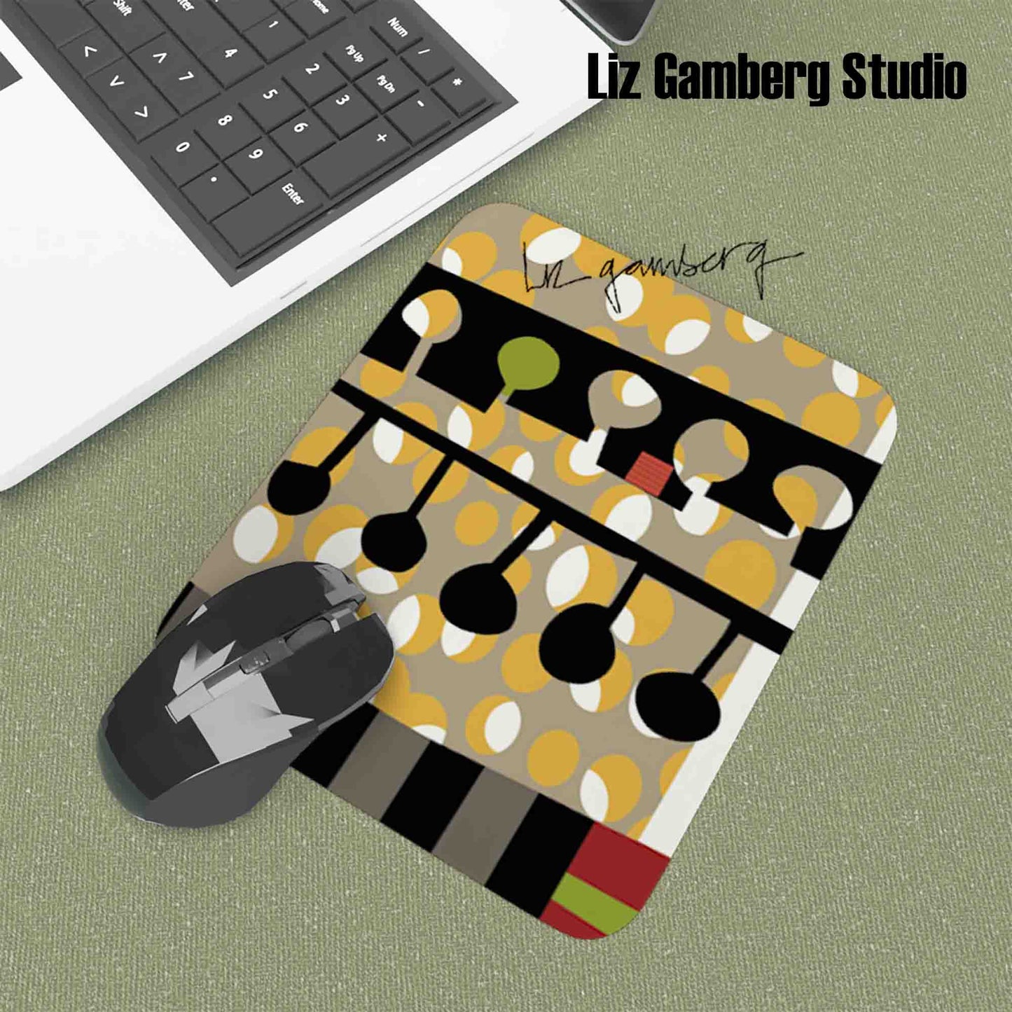Day+19 sm Mouse Pad by Liz Gamberg Studio from US