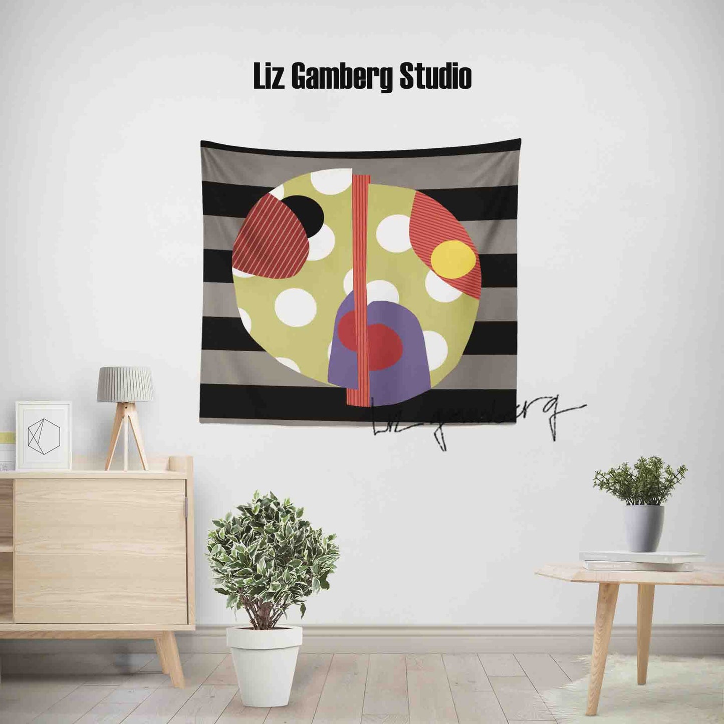 Day+27 sm Tapestry by Liz Gamberg Studio from US