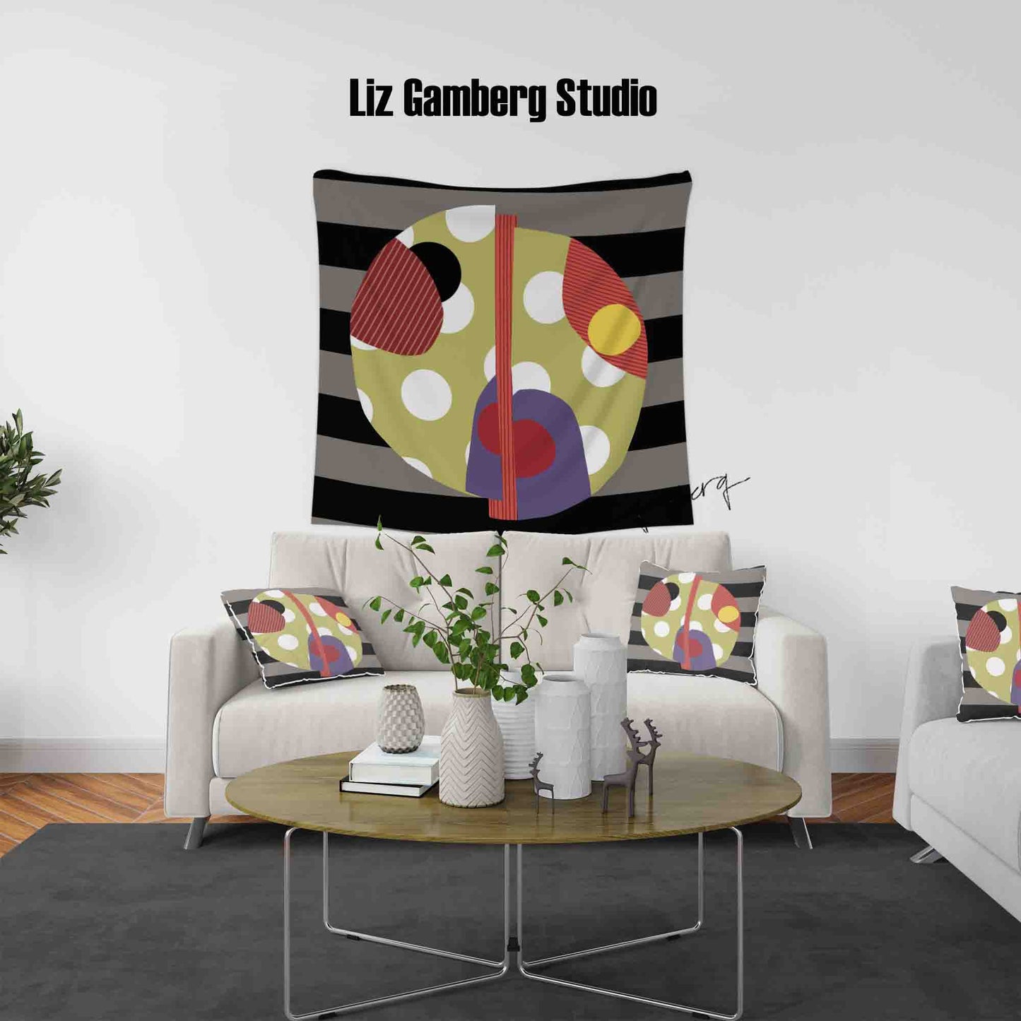 Day+27 sm Tapestry by Liz Gamberg Studio from US