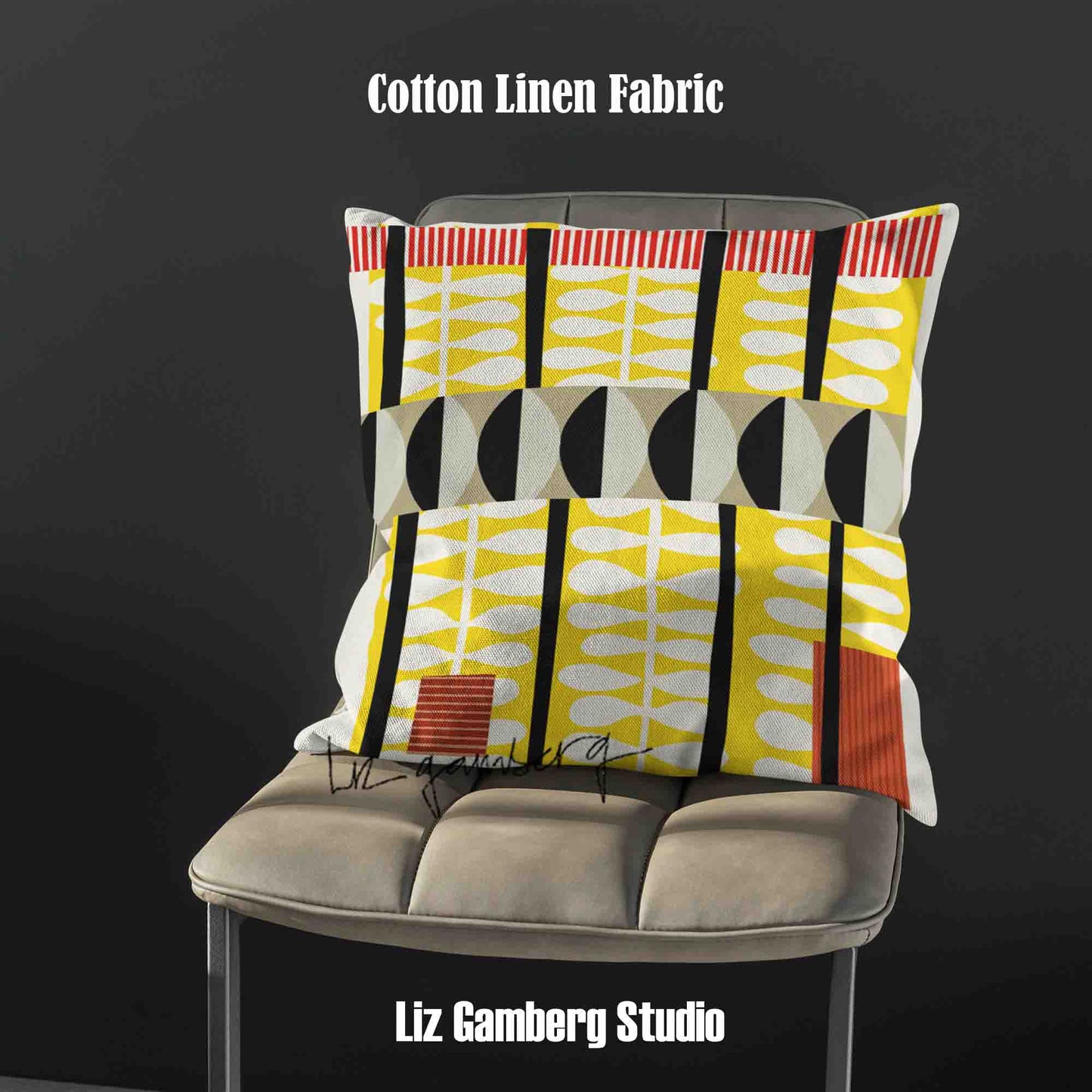 Day+7 sm Velvet | Linen Cotton | Satin Throw Pillow Covers without Inserts by Liz Gamberg Studio from US