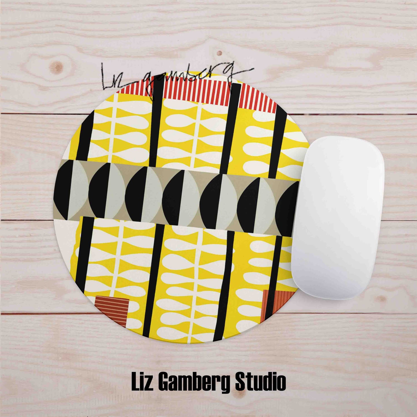 Day+7 sm Mouse Pad by Liz Gamberg Studio from US