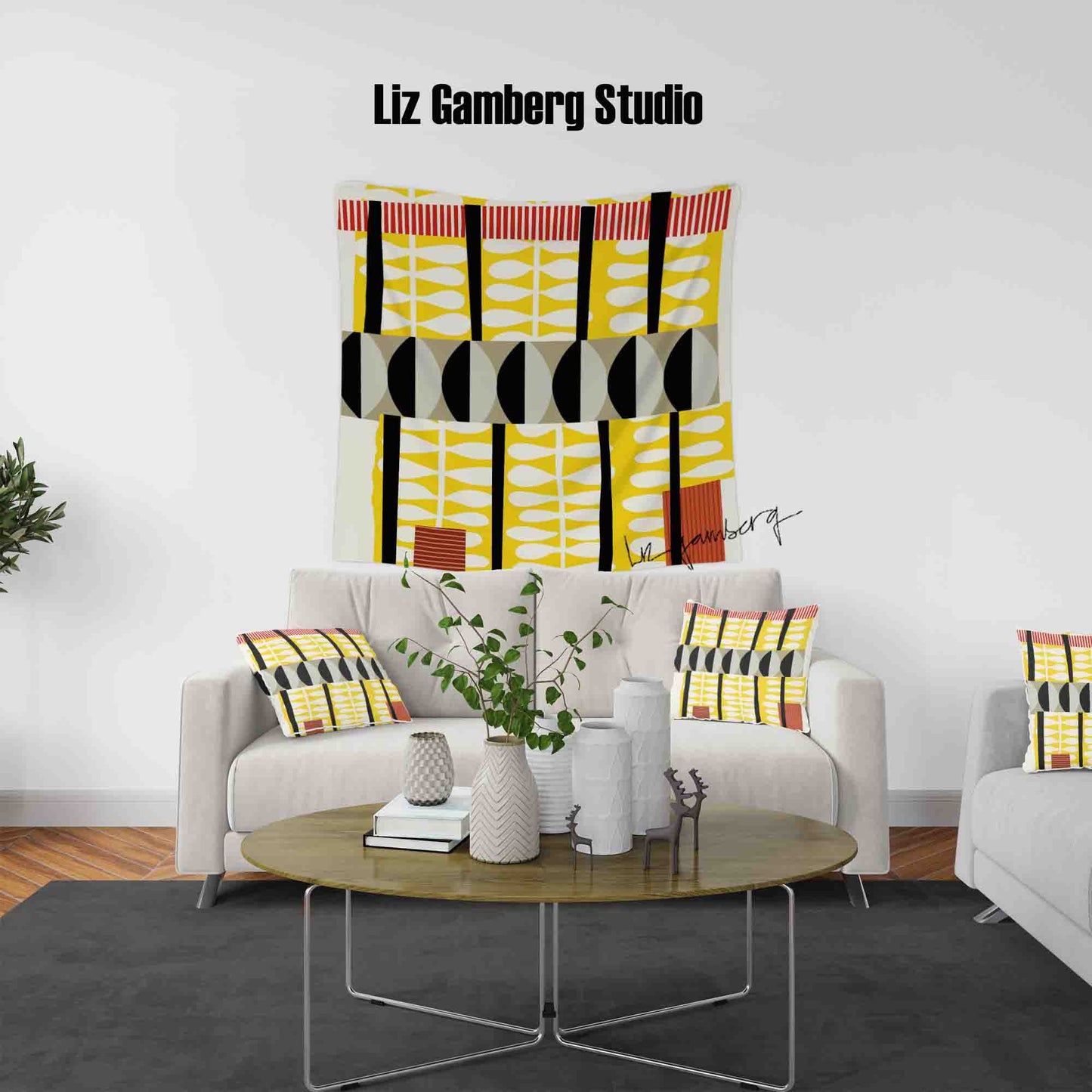Day+7 sm Tapestry by Liz Gamberg Studio from US