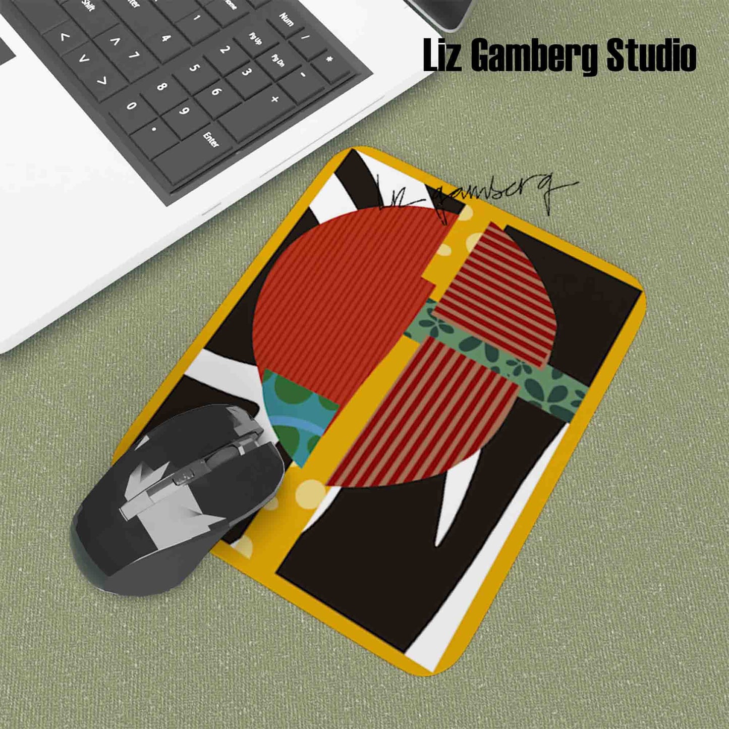 Intersection Mouse Pad by Liz Gamberg Studio from US