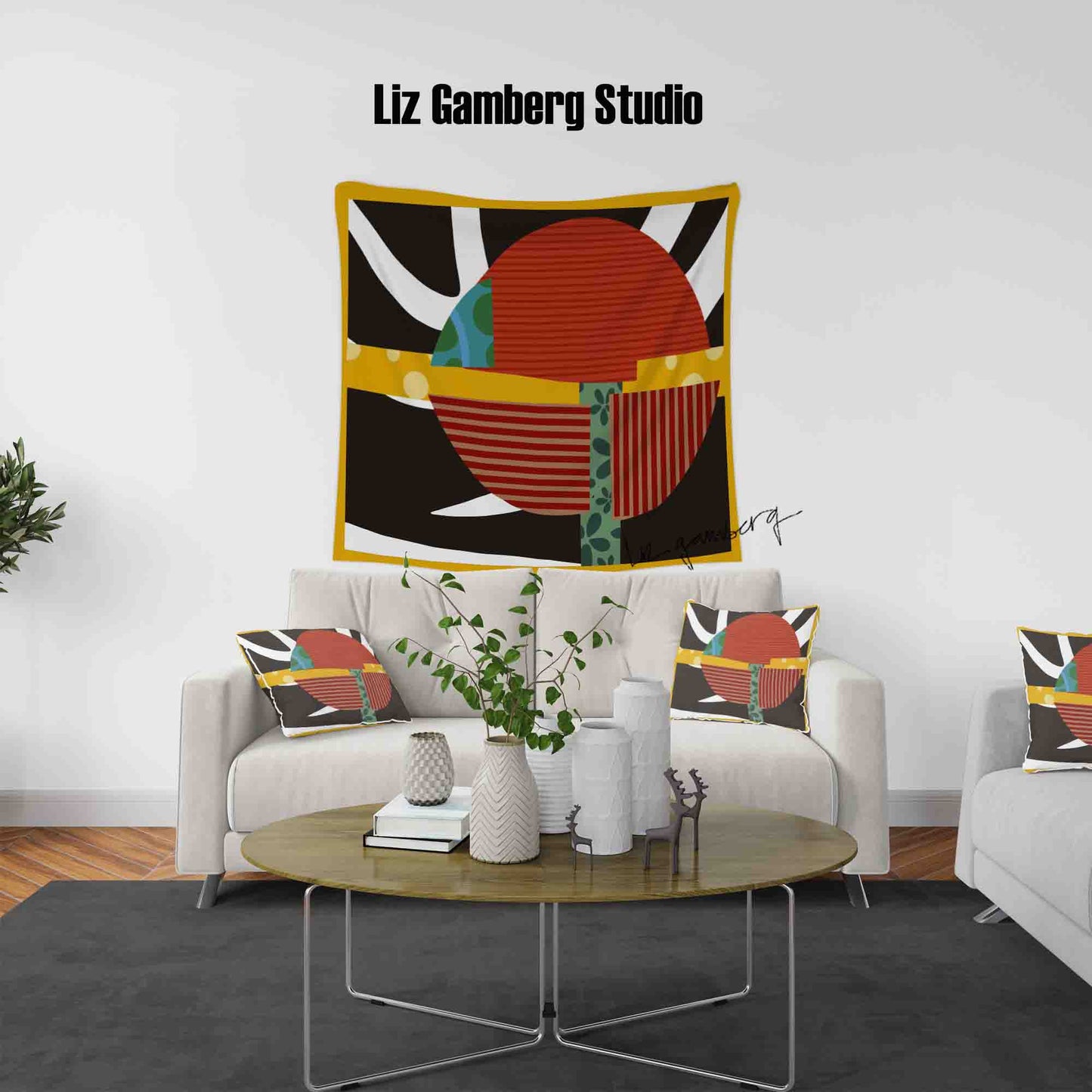 Intersection Tapestry by Liz Gamberg Studio from US
