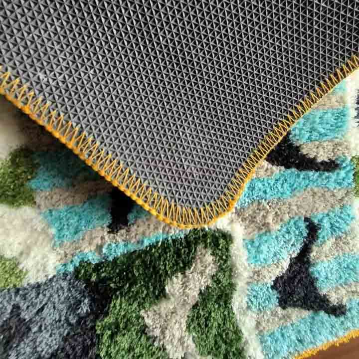 Bird Reflections Tufted Bathmat by Liz Gamberg Studio from US