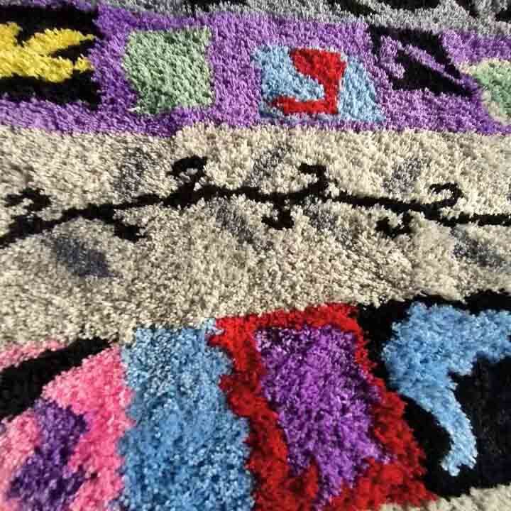 Two Vines Tufted Bathmat by Liz Gamberg Studio from US
