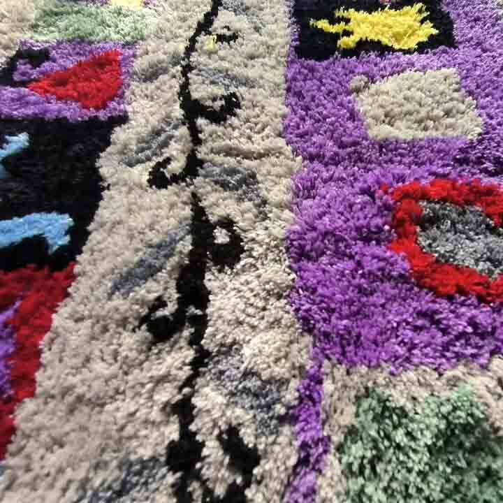 Two Vines Tufted Bathmat by Liz Gamberg Studio from US
