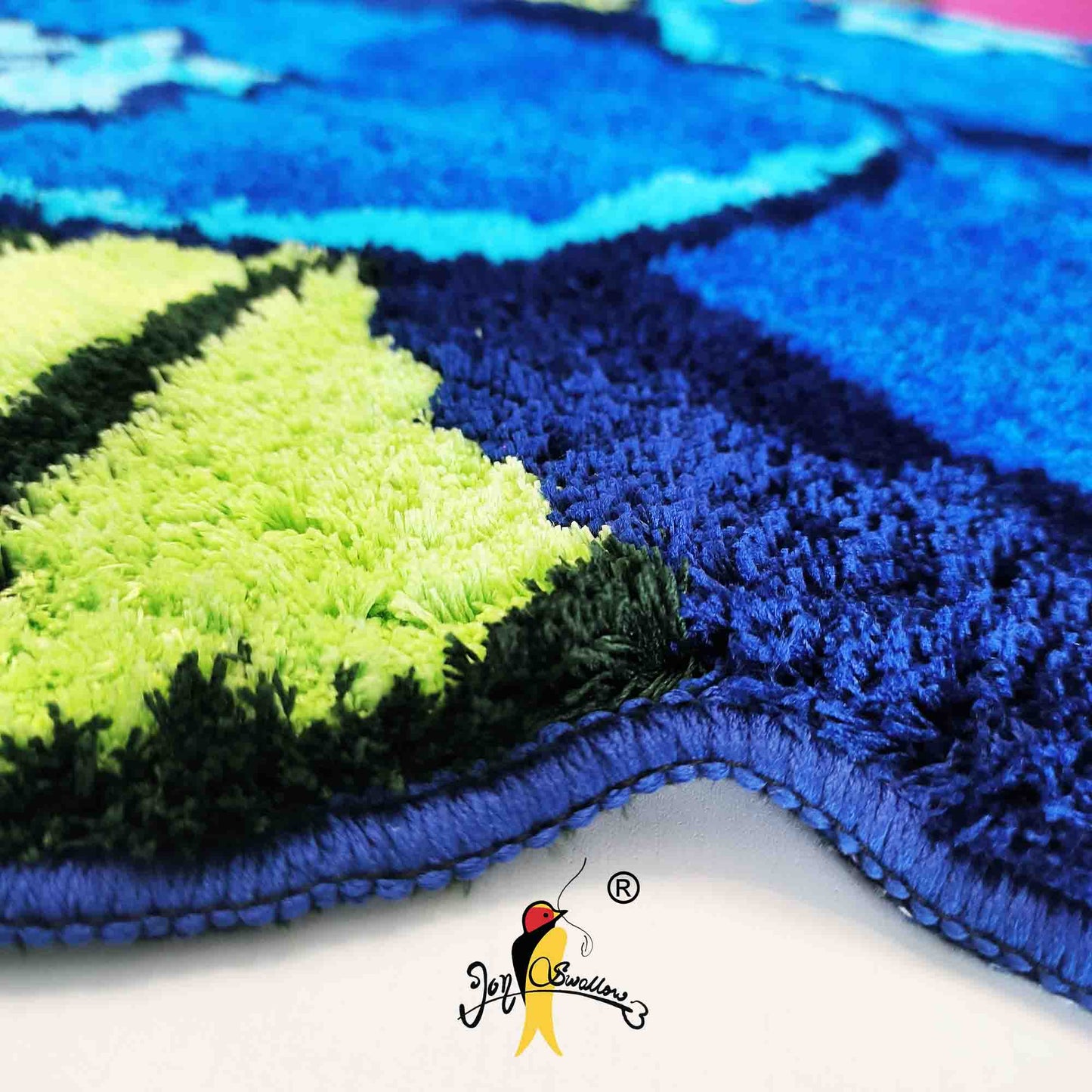 JoySwallow Irregular Pear Tufted Bathmat, Pears Bathroom Rug, Fruit Area Rug, Pear Bedroom Rugs