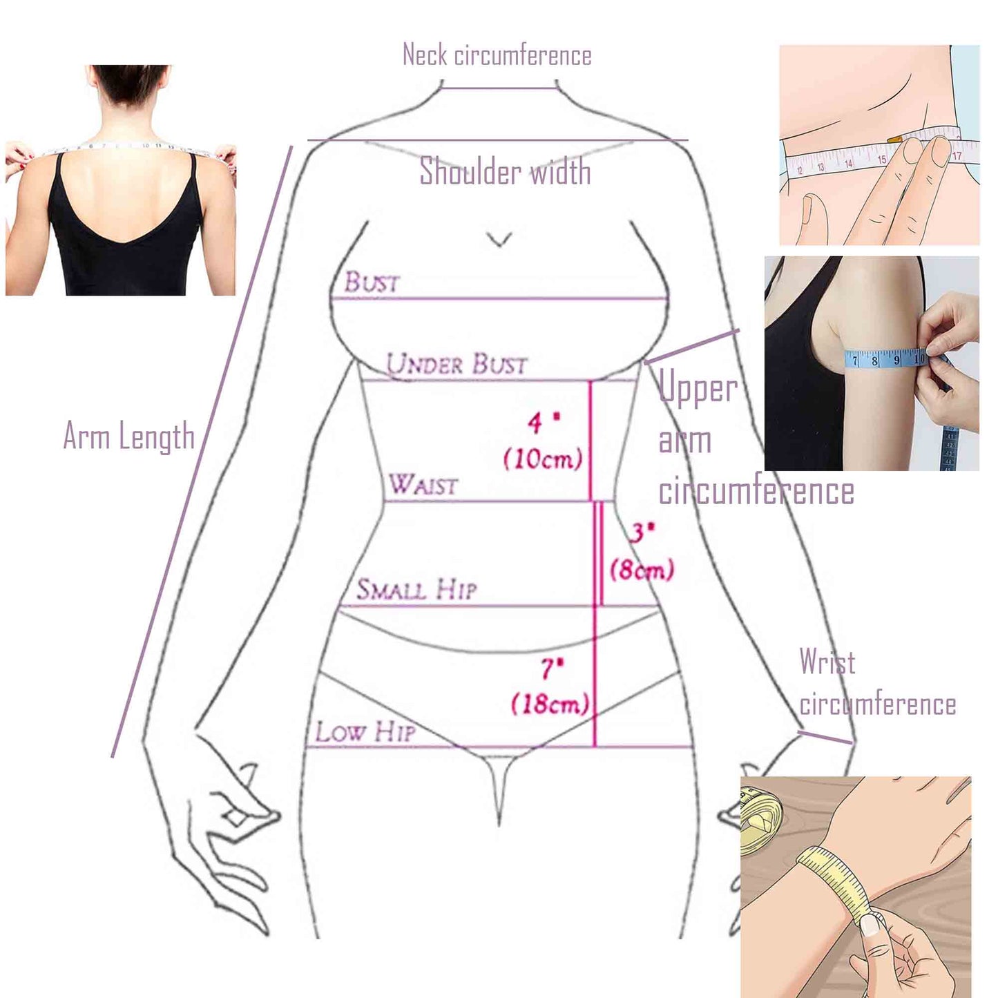 Maßgeschneiderte Eiskunstlauf-Crop-Tops – Weiß, langärmlig, weißer Spitzenrücken mit roten Strasssteinen und personalisierten Initialen