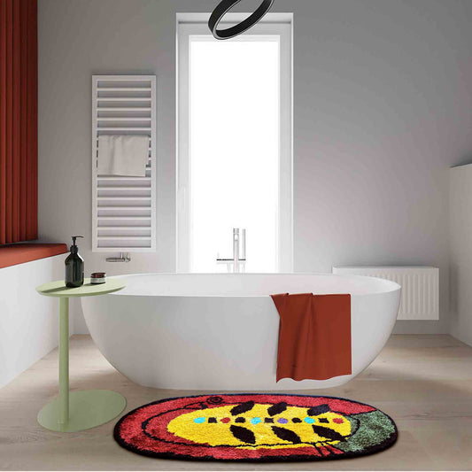 Dotted Stem Tufted Bathmat by Liz Gamberg Studio from US