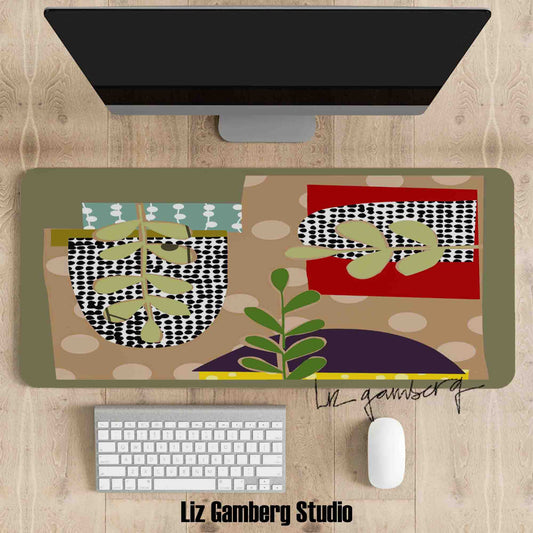Arches Vines Mouse Pad by Liz Gamberg Studio from US