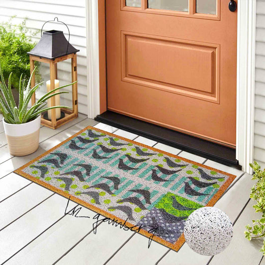 Bird Reflections PVC Coil Door Mat by Liz Gamberg Studio from US