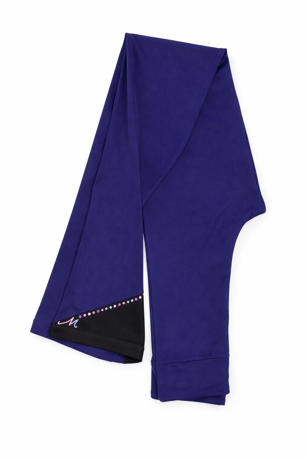 Maßgeschneidertes 3-teiliges Eiskunstlauf-Trainingsset – Top mit Spitzenrücken, Trägertop und Hose