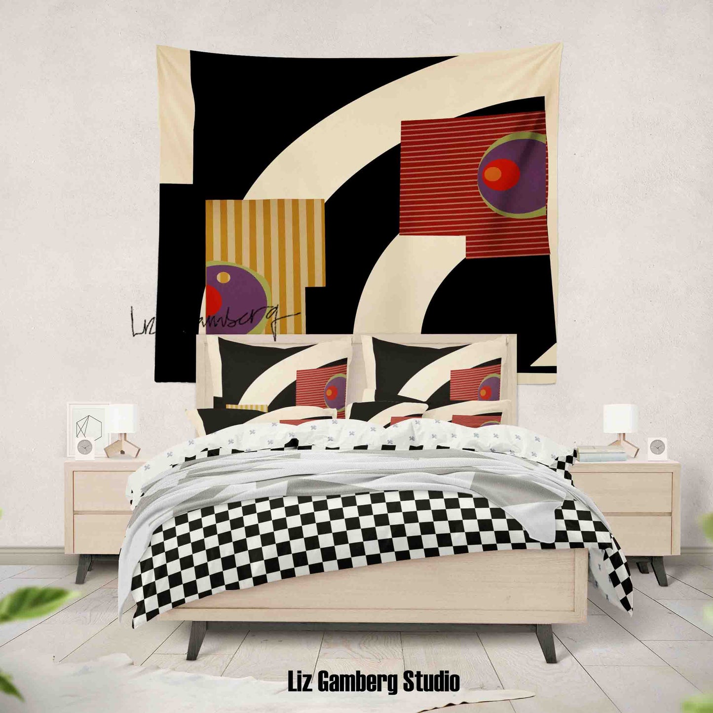 Day+11 sm Tapestry by  Liz Gamberg Studio from US