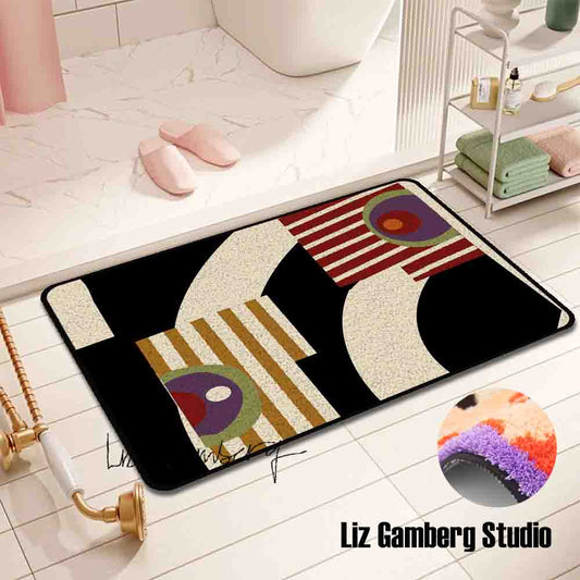 Day+11 sm Tufted Bathmat by Liz Gamberg Studio from US