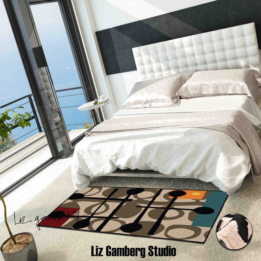 Day+15 sm Tufted Bedroom Runner by Liz Gamberg Studio from US