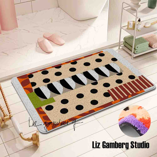 Day+18 sm Tufted Bathmat by Liz Gamberg Studio from US