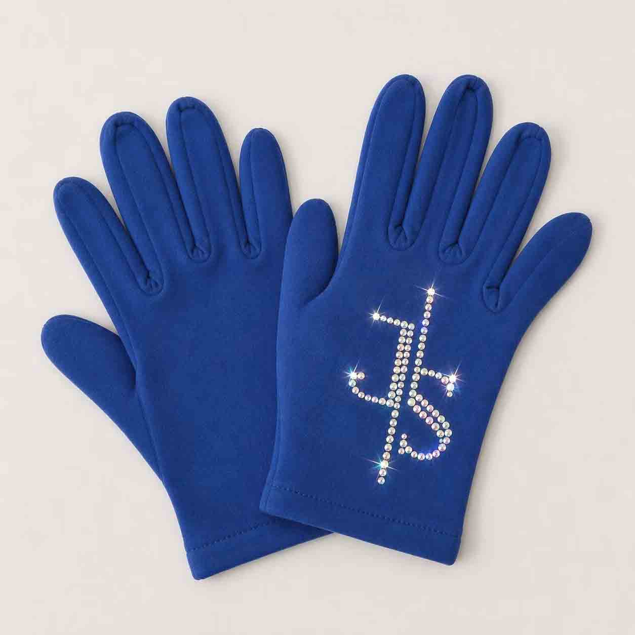 Custom Figure Skating Gloves: Thick Fleece with or without Padded Palm Protection