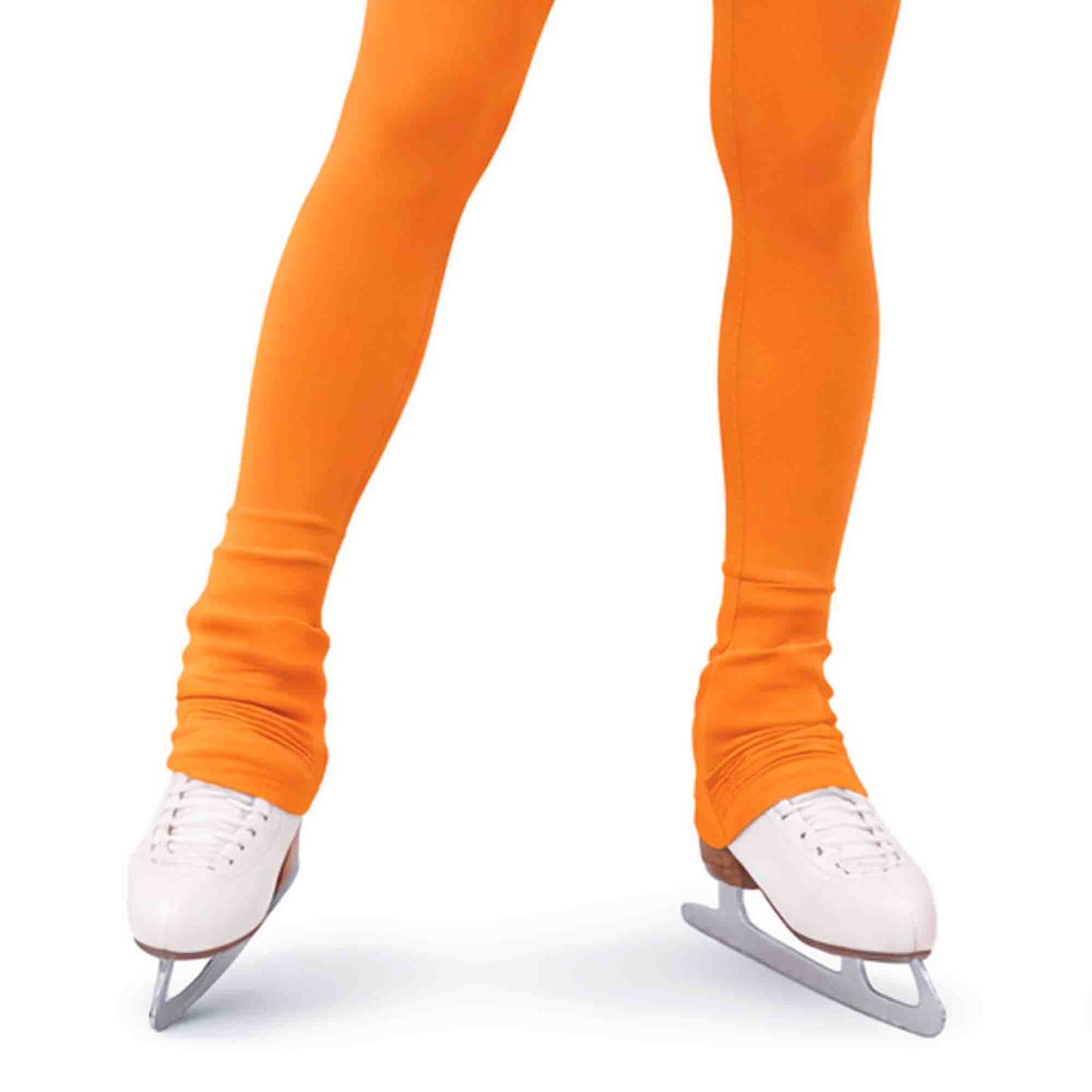 Maßgefertigte, einfarbige Eiskunstlauf-Leggings/Hosen – Hüftpolstertaschen optional