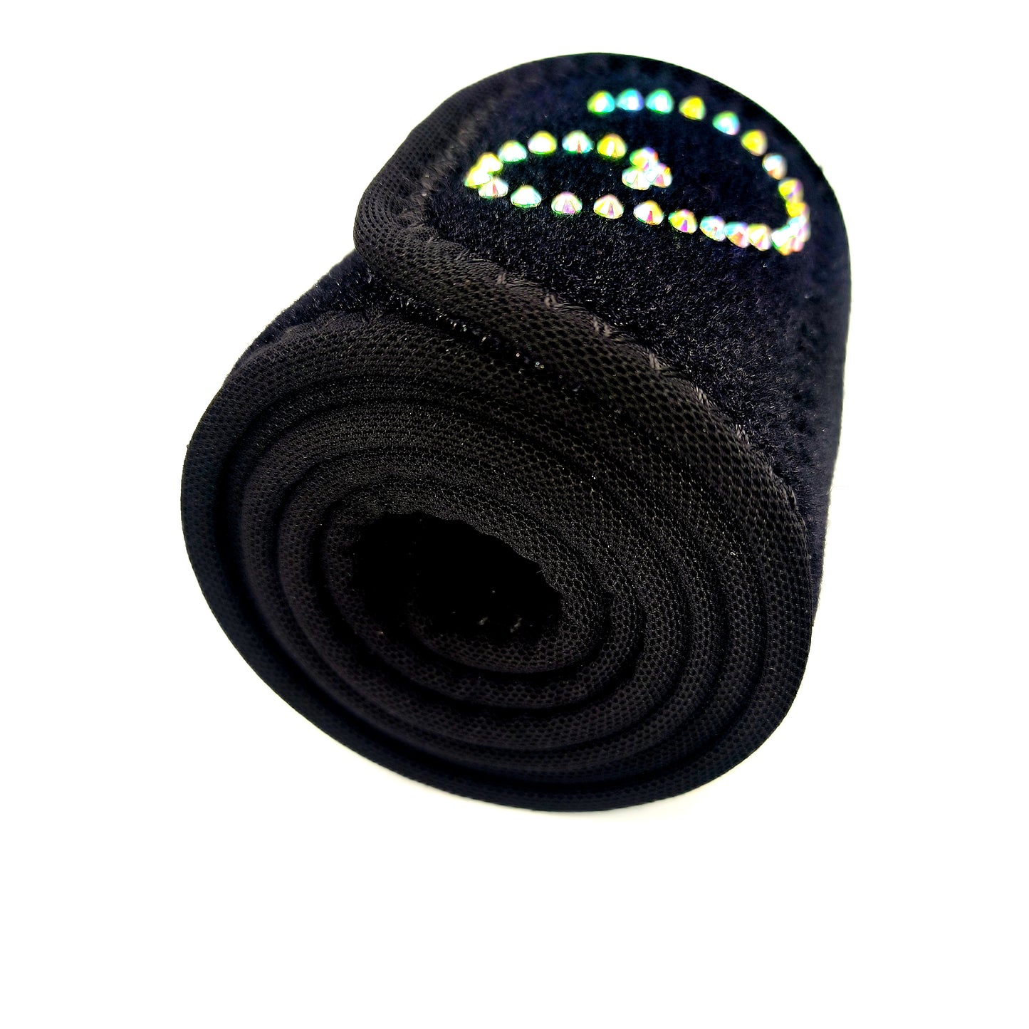 Sports Waist Support Belt – With or Without Custom Rhinestone Initials, for Figure Skating, Dance & Fitness