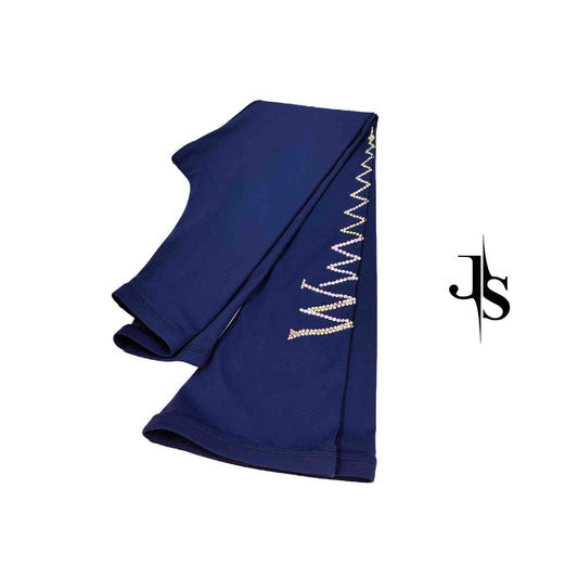 Custom Initial Crystal Figure Skating Pants