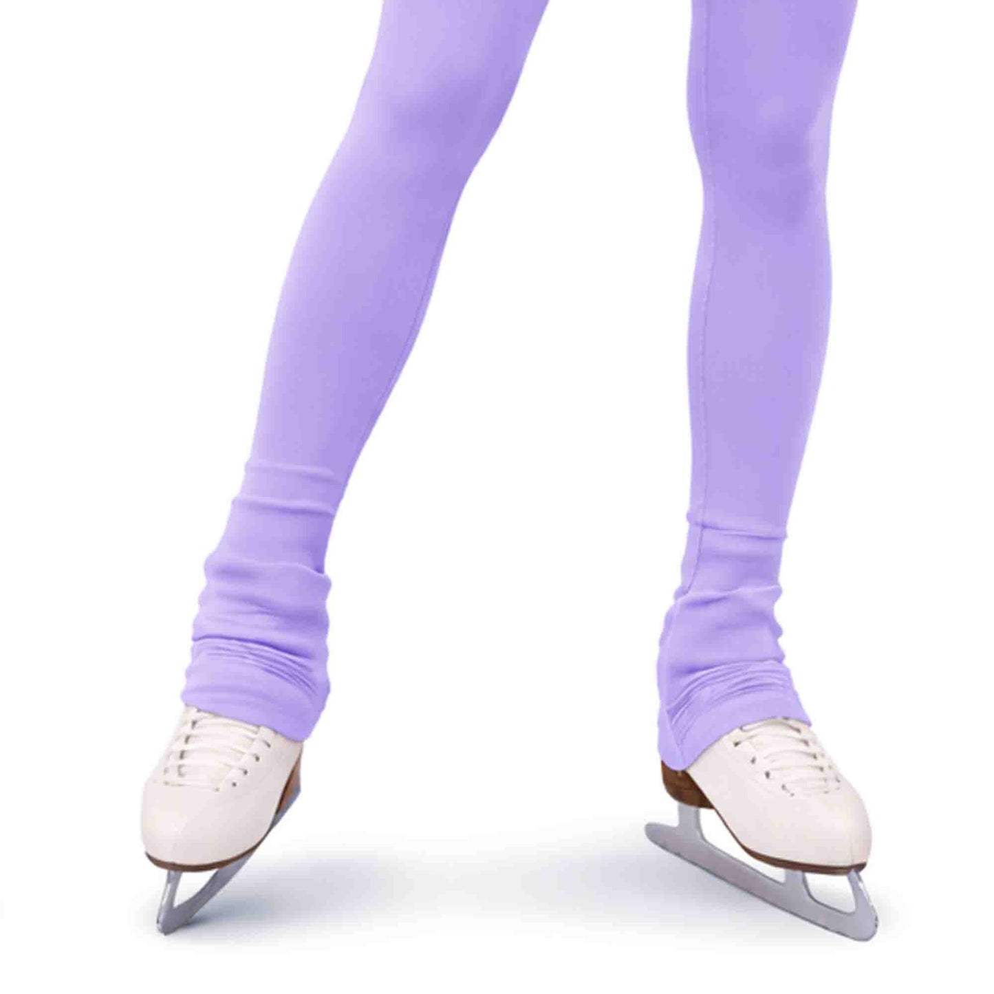 Maßgefertigte, einfarbige Eiskunstlauf-Leggings/Hosen – Hüftpolstertaschen optional