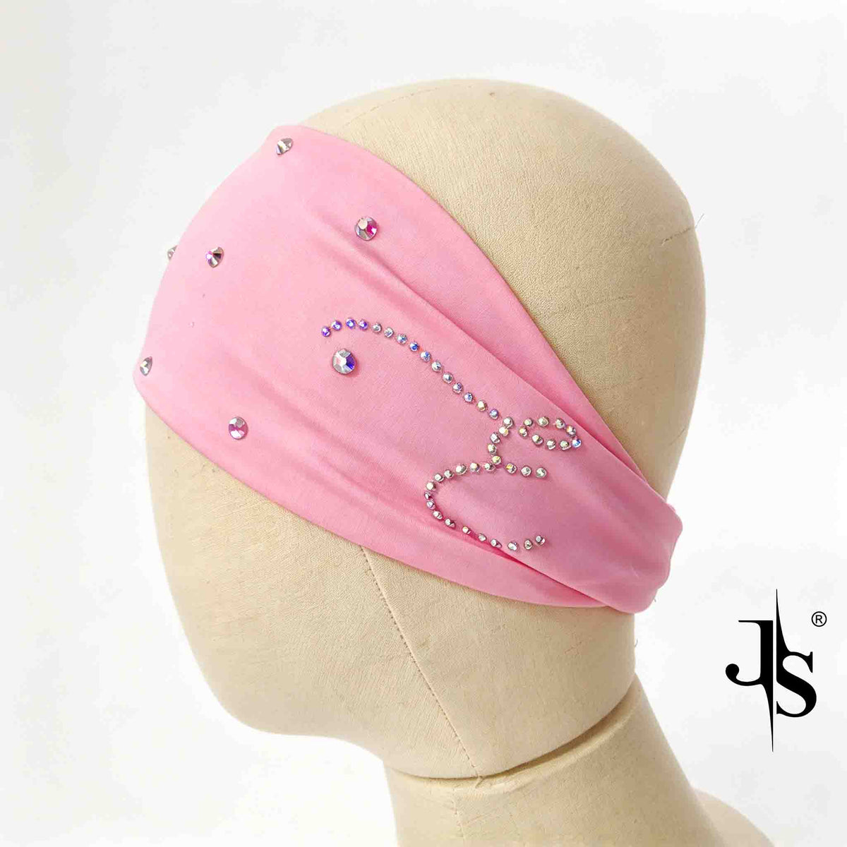 Custom Kids Figure Skating Headband with AB Rhinestones, Stretch Sports Head band Accessory, Personalized Initial