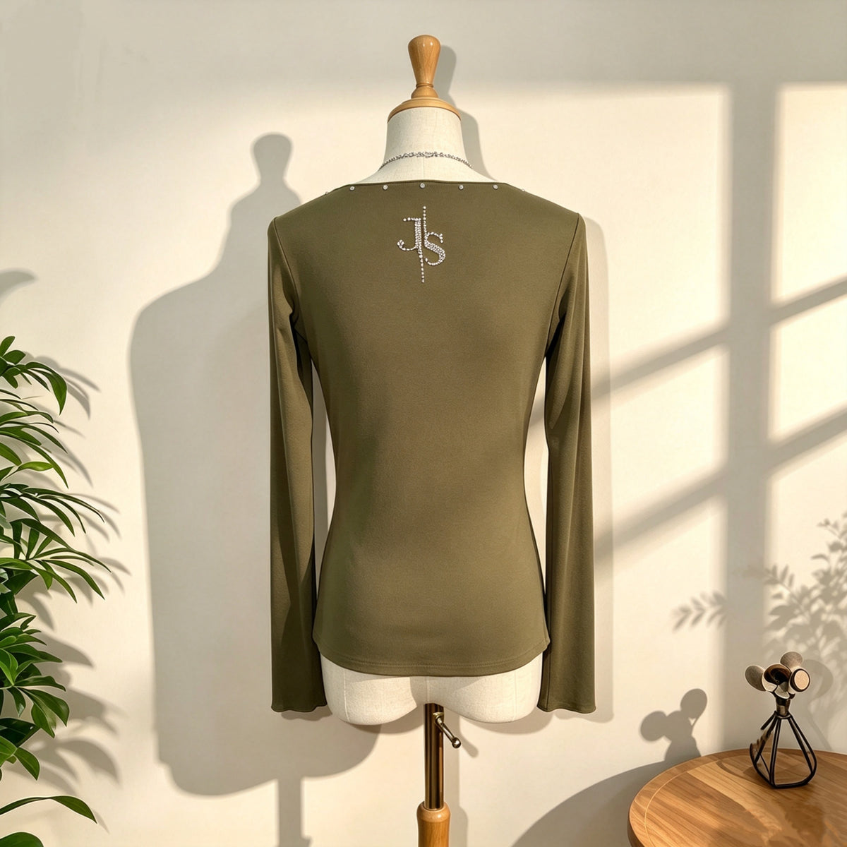 Camisola interior personalizada para patinaje artístico: tirantes con cristales y bolsillos para almohadillas